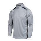 BLACKHAWK Warrior Wear Athletic 1/4 Zip Mock Shirt, Long Sleeve, Grey 
