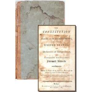  Constitution of the State of Massachusetts and That of the 