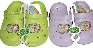 Disney Princess & Tinkerbell Fairies Croc Clog Sandals Beach Shoes Spa 