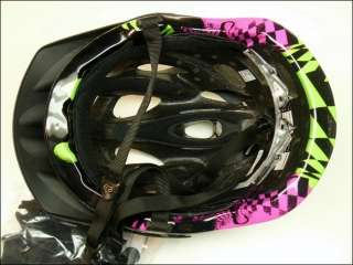 Fox Flux MTB Cycling Helmet Black Green L/XL  Mountain Bike 59 64 cm 