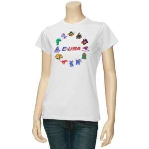  C USA Ladies White Conference T shirt