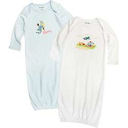 Funkoos Organic Cotton Baby Boy Sleep Gowns (Pack of 2)  Overstock 