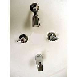 Moen 2 handle Chrome Tub/ Shower Faucet  Overstock