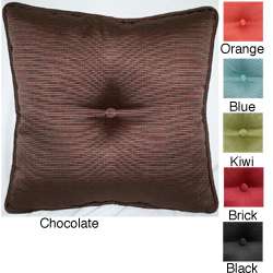 Meadow Self corded 18 inch Square Pillows (Set of 2)  