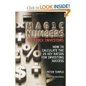 Magic Numbers for Stock Investors How To Calculate the 25 Key Ratios 