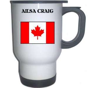  Canada   AILSA CRAIG White Stainless Steel Mug 