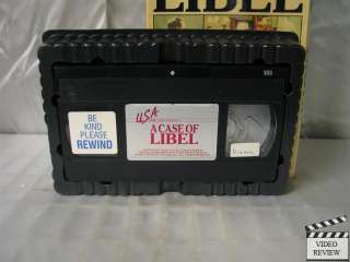 Case of Libel (VHS) Daniel J. Travanti Edward Asner 012236115236 