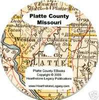   Genealogy History PLATTE COUNTY, MO 1780 pages 1400 biographies  