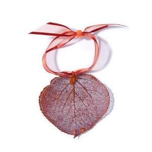  Real Aspen Lace Leaf Ornament   Copper: Jewelry