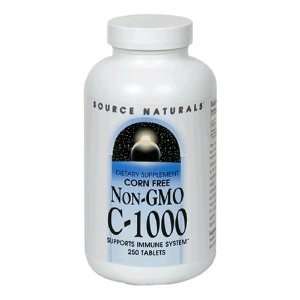  Source Naturals Vitamin C 1000 Non GMO Corn Free, 250 