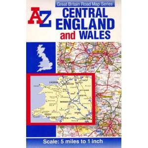   England Road Map (9781843480471): Geographers A Z Map Company: Books