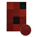 Contemporary, Red Oval, Square, & Round Area Rugs from Overstock 
