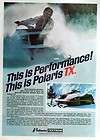 1977 Polaris TX Snowmobile Original Color Ad