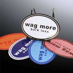 Wag More Bark Less Bumper Stickers  