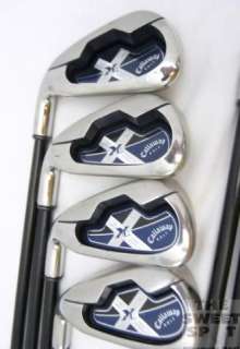 LH Callaway Golf X 18 Iron Set 3 PW Graphite Regular Left Hand  