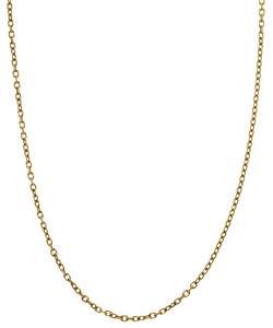 14k Yellow Gold 14 inch Childs Cable Necklace  
