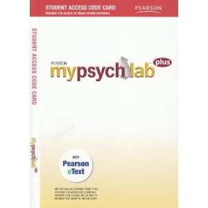  MyPsychLab Plus (Access Code) (9780558773328) Pearson 