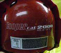 COOPER CAT 2000 CATCHERS HELMET ADULT SIZE RED  
