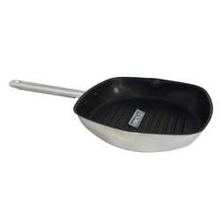 Excalibur Coating 9.5 inch Stainless Grill Pan  