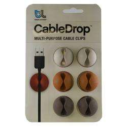 Bluelounge Cable Drop Cord Holders (Set of 6)  