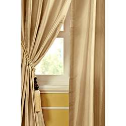 Mallory Dupioni Silk 84 inch Curtain Panel  Overstock