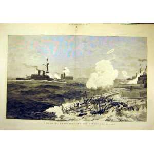    1889 Naval Manoeuvres Hero Ushant Camperdown Print