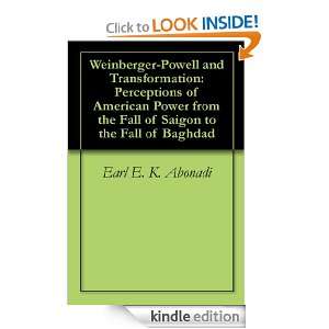 Weinberger Powell and Transformation Perceptions of American Power 
