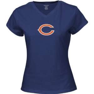 Chicago Bears Womens Logo Premier Too Tee:  Sports 