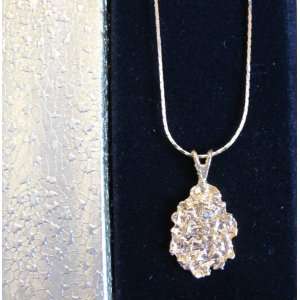 CHAIN Necklace 17 Long 18 KT Gold Shield (Gold Plated   NOT Real Gold 