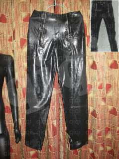Latex (rubber) Zipper Pants  0.8mm suit catsuit unique  