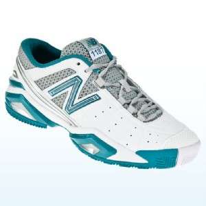 NEW $120 NEW BALANCE 1187 TENNIS SHOES WHITE TEAL SIZE 9 USA  