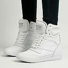   High Top Leather Sneakers Shoes US6~8 / Ladies Platform Ankle Boots