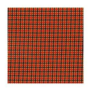 FQ VR52 Woven Red, Yellow and Black Tartan Plaid by Fabri 
