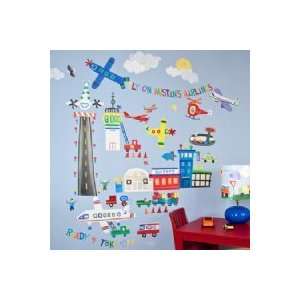  Airport Peel & Place Wall Stickers