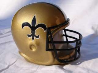 Vintage 1980s New Orleans Saints Ceramic Helmet Bank  