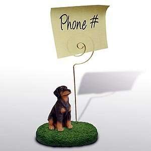  Doberman Pinscher Note Holder (Red Uncropped) Office 