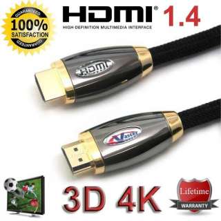 10FT HDMI 1.4 cable 2160P 14.9GB/S for Sony LCD HDTV  