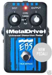 EBS Metal Drive Bass Distortion Pedal NEW   