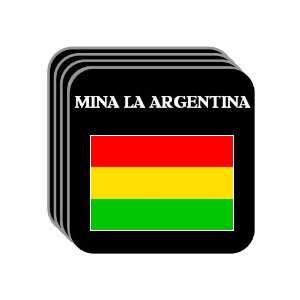  Bolivia   MINA LA ARGENTINA Set of 4 Mini Mousepad 