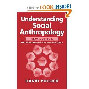   Understanding Social Anthropology (9780485121407) David Pocock Books