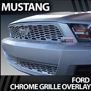  2011 2012 Ford Mustang V6 Chrome Grille Overlay Factory 