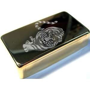  Tiger Gold Engraved Humbucker Cover Musical Instruments