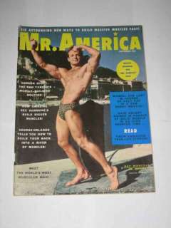 Mr. America Magazine November 1960 Guy Mierczuk  