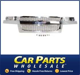 New Grille Assembly Grill Chrome Chevy Chevrolet Colorado 2006 2005 