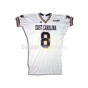   Game Used East Carolina Russell Football Jersey