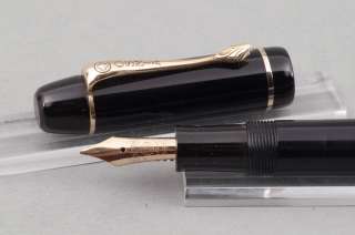   button filler with rare 14C gold nib for left handed writing  