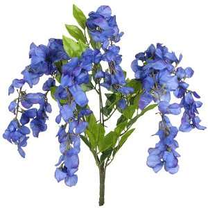   Sweet Pea Bush Wedding Silk Flowers   Purple/Blue 145: Home & Kitchen