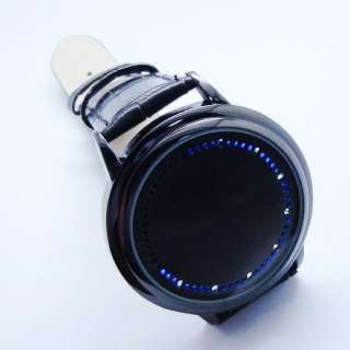 45MM Cool Alloy Case Touch Screen Mens Electronic LED Wristwatch 
