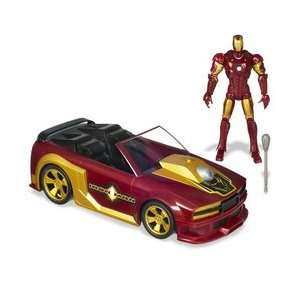  Iron Man Sports Car and Figure: Toys & Games