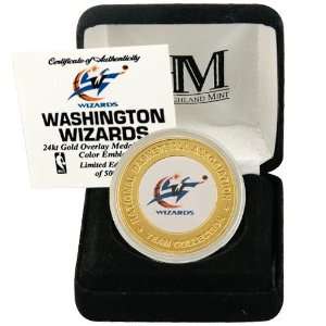  Washington Wizards 24Kt Gold Team Mint Coin Sports 